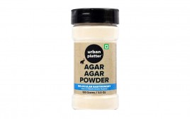 Urban Platter Agar Agar Powder   Plastic Bottle  100 grams